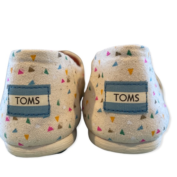 NEW Toms Confetti Cavnvas Flats - Picture 2 of 6